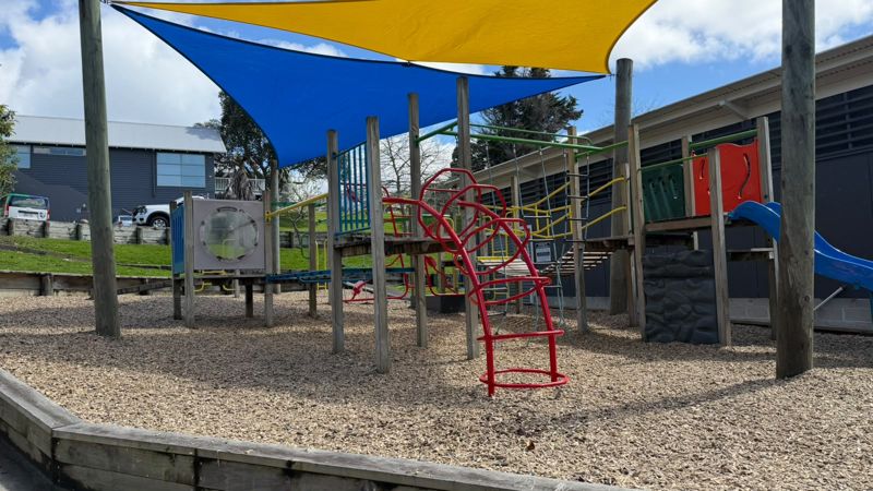 School climbing frame with Cushionfall® surfacing