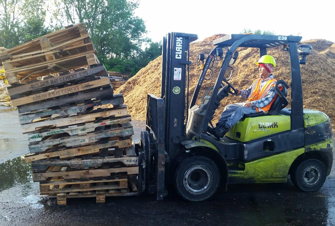 Waste Wood Pallets Removal and Recycling